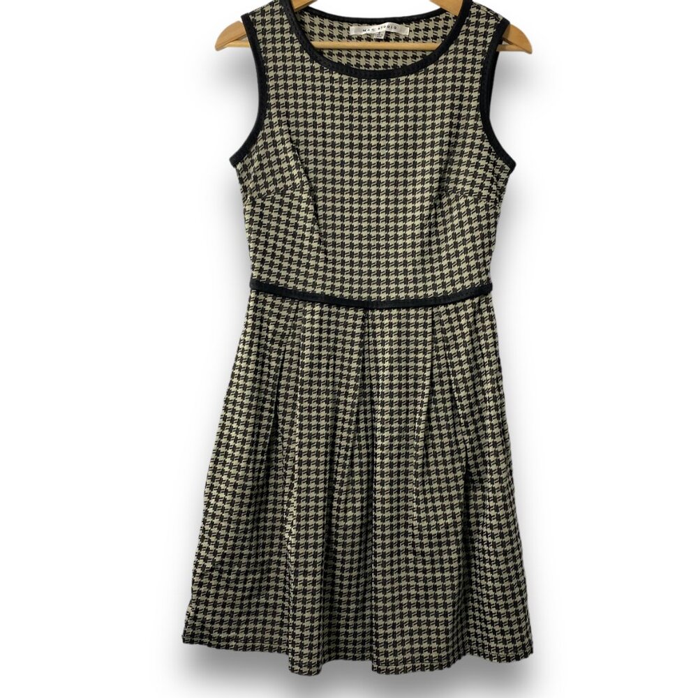 Max Studio Houndstooth  Sleeveless Dress Size S